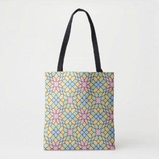 Geometric Pastel Pattern Tasche