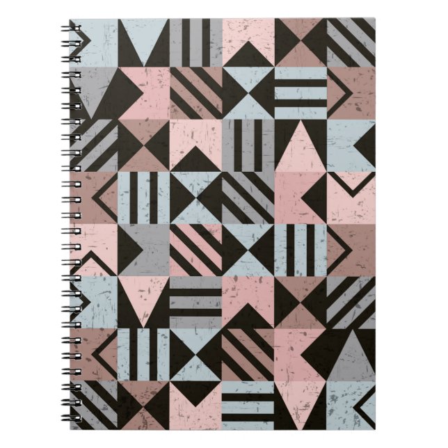 Geometric Pattern 29 Notizblock (Vorderseite)