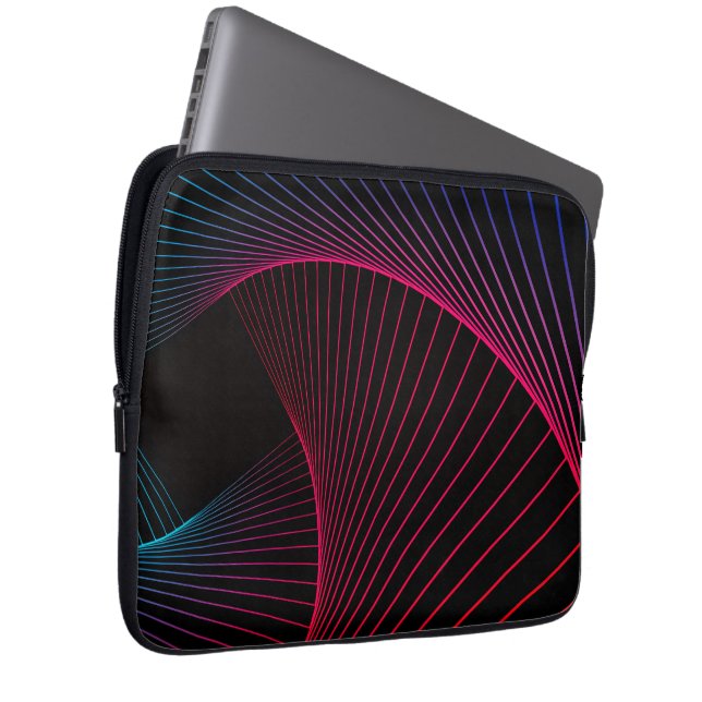 Geometric Pattern Art Electronics Bag Laptopschutzhülle (Vorne Rechts)