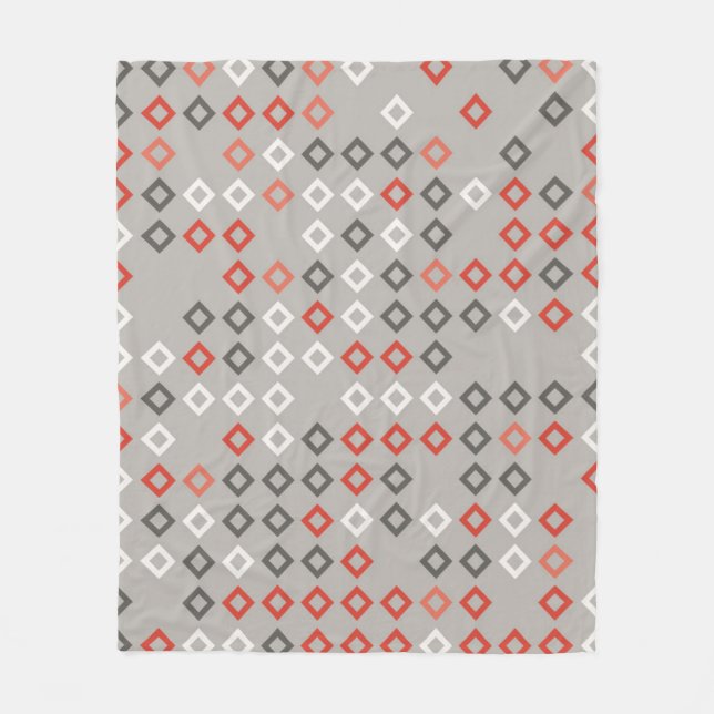 Geometric pattern design abstract, art, background fleecedecke (Vorderseite)