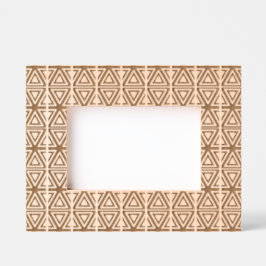 Geometric Pattern Laser Etched Picture Frame Geätzte Rahmen