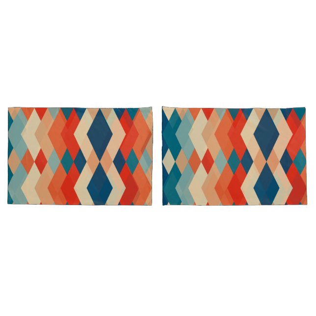 Geometric Pattern Pillowcases – Decorative  Kissenbezug (Rückseite-Set)