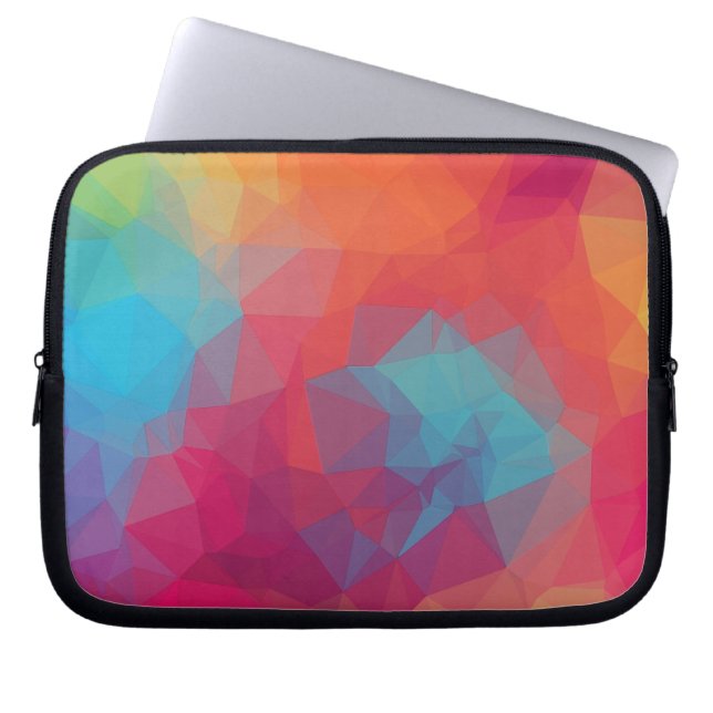 Geometric pink_funda_10 laptopschutzhülle (Vorderseite)