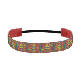 Geometric Red Blue & Yellow Vintag Tribal Ethnic