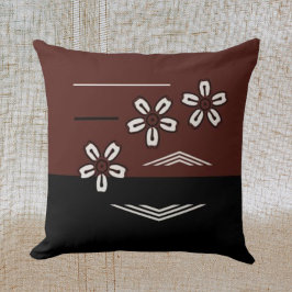 Geometric Sakura Cherry Blossom Kiefer Kissen