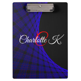 Geometric Space Carpet Clipboard Klemmbrett