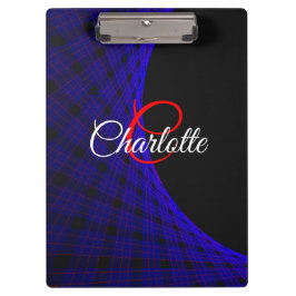 Geometric Space Carpet Clipboard Klemmbrett