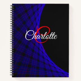 Geometric Space Carpet Spiral Notebook Notizbuch