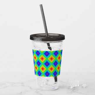 Geometric Topography - Acrylic Tumbler Acryltrinkbecher