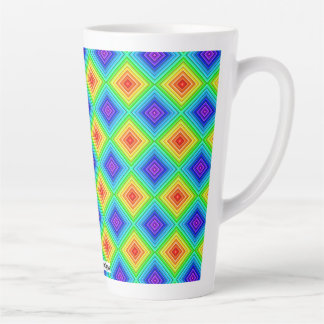 Geometric Topography - Latte Mug Milchtasse