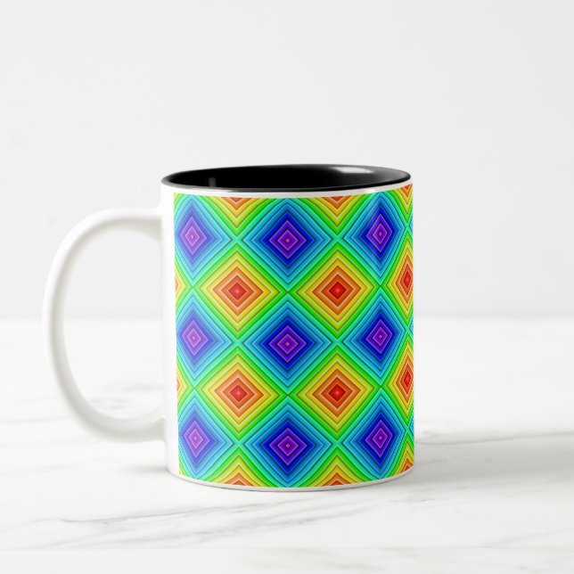Geometric Topography - Two-Tone Mug (Gauche)