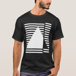 Geometric traingle Bauhaus inspired design T-Shirt