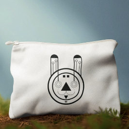 Geometric Usagi Rabbit Zodiac Pouch Zubehörtasche