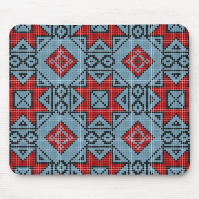 Geometric Vintag Classic niedlich-trendy stylish Mousepad (Vorne)
