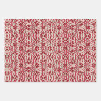 Geometric Winter Holiday Gift Wrapping Sheets Geschenkpapier Set