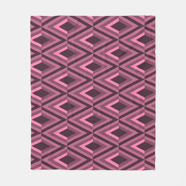 Geometric Zig Zag Ethnic Seamless Fleecedecke (Vorderseite)