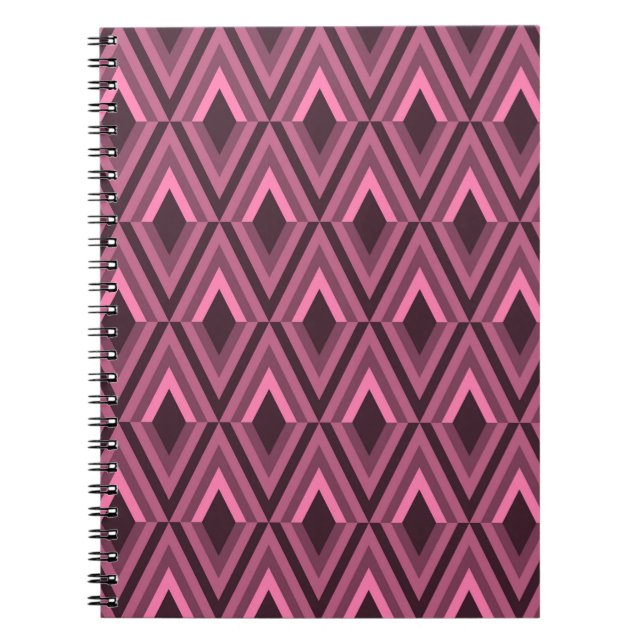 Geometric Zig Zag Ethnic Seamless Notizblock (Vorderseite)