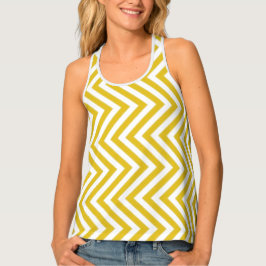 Geometric Zigzag Muster Tanktop