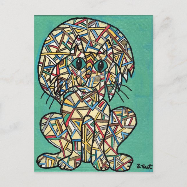 Geometricat 5 postkarte (Vorderseite)