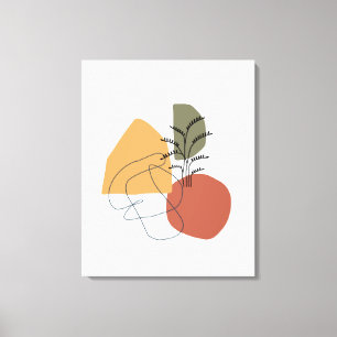 Geometrie, Abstrakt, Minimal, modern, Pastel Leinwanddruck