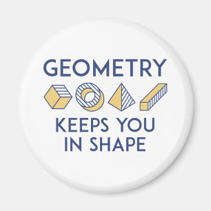 Geometrie Behalte Ihnen in Form Magnet