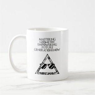 Geometrie beherrschen, zukünftige Generationen stä Kaffeetasse