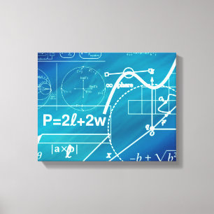 Geometrie der gewickelten Leinwand