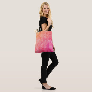Geometrie der rosa Urinfarbe Tasche