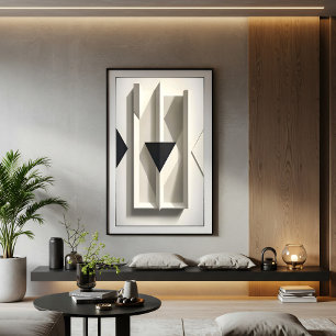 Geometrie der Stille Leinwanddruck