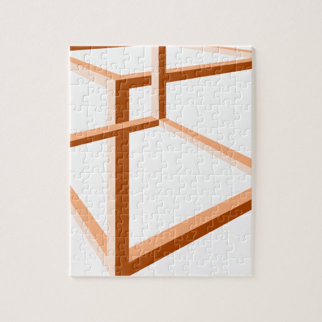 Geometrie der Täuschungs-unmögliche Illusions-3d (Vertikal)
