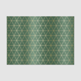 Geometrie des grünen Triangle Seidenpapier