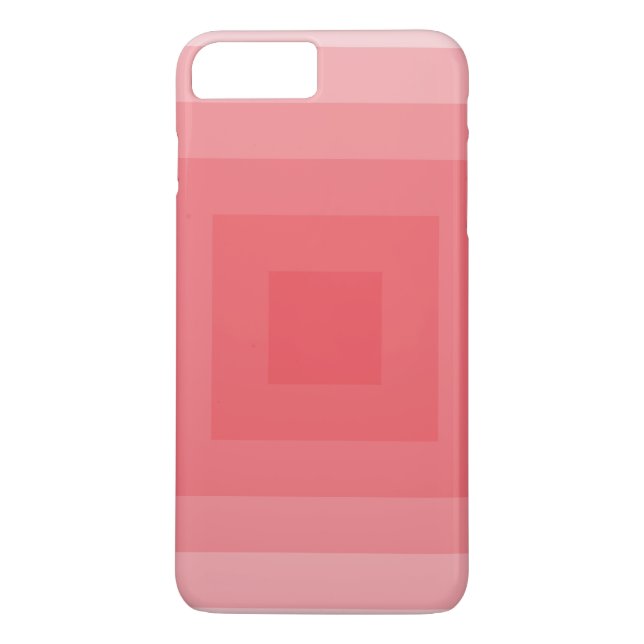 Geometrie des roten Quadrats Case-Mate iPhone Hülle (Rückseite)