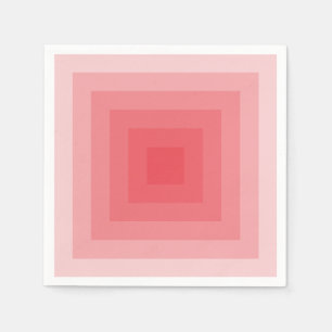 Geometrie des roten Quadrats Serviette