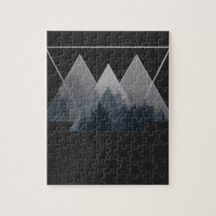 Geometrie Dreiecke Misty Forest