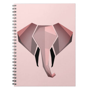 Geometrie Elephant Head Notizblock