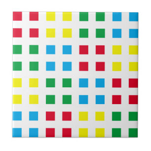 Geometrie - farbiges Muster Fliese