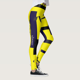 Géométrie funky Art Abstrait Sport Leggings