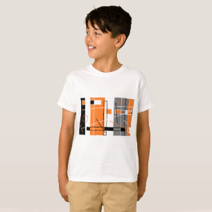 Geometrie-Inspiration Glückliches T-Shirt