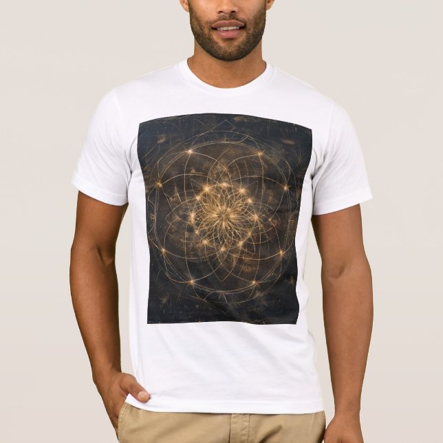 Geometrie ist Gebet in Form T-Shirt (Vorderseite)