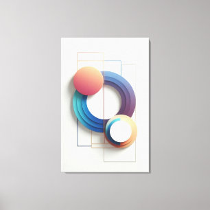 Geometrie Leinwanddruck