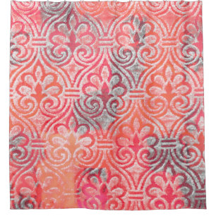 Geometrie modernes Wiederholmuster mit texturesabs Duschvorhang
