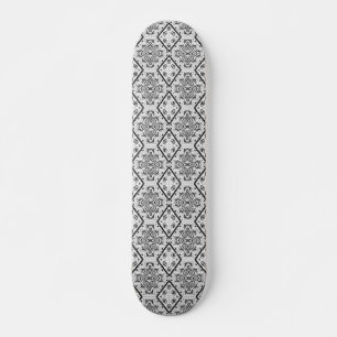 Geometrie , Muster , Schwarz und Weiß Skateboard