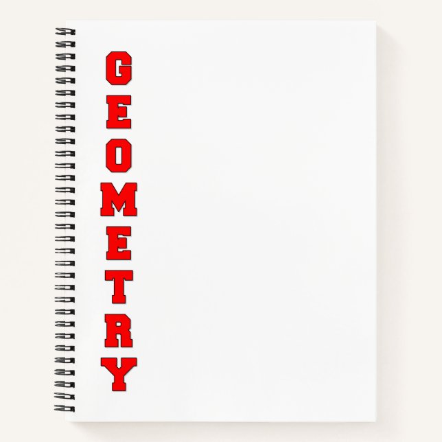 Geometrie Notizbuch (Vorderseite)