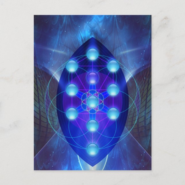 Geometrie Postkarte (Vorderseite)