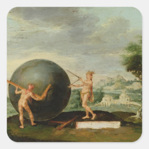 Geometrie Quadratischer Aufkleber