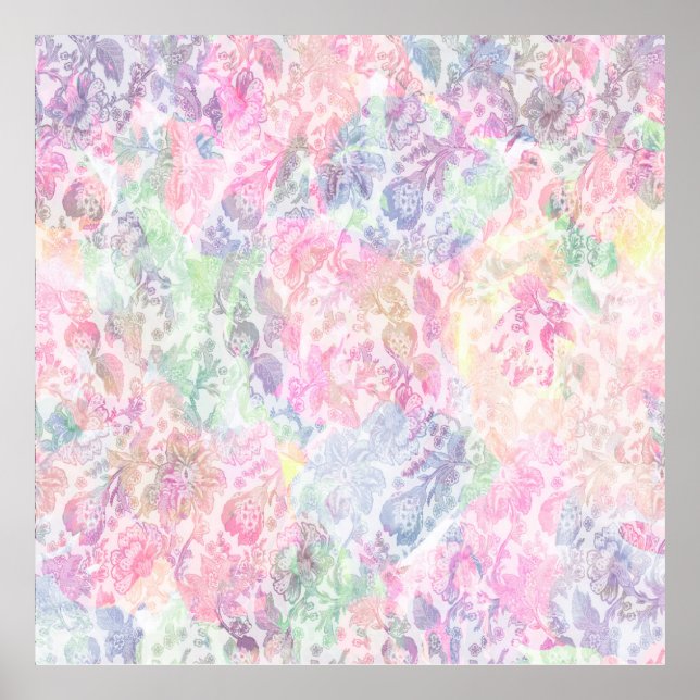 Geometrie-Textur klassisches modernes Muster Poster (Vorne)