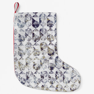 Geometrie Textur wiederholen klassische Muster abs Kleiner Weihnachtsstrumpf