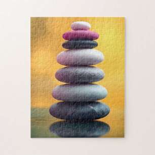 Geometrie Zen Spirituelle Ausgewogene Steine Kunst