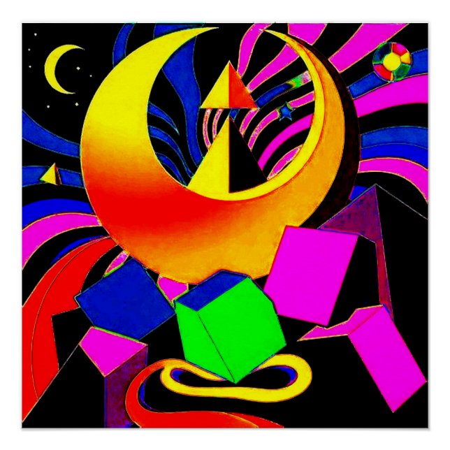 Geometrika Psychedelika 1 Poster (Vorderseite)
