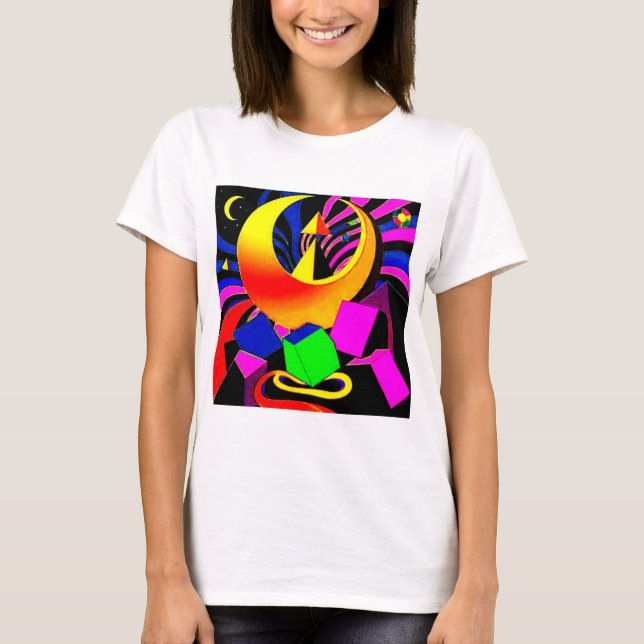 Geometrika Psychedelika 1 T-Shirt (Vorderseite)